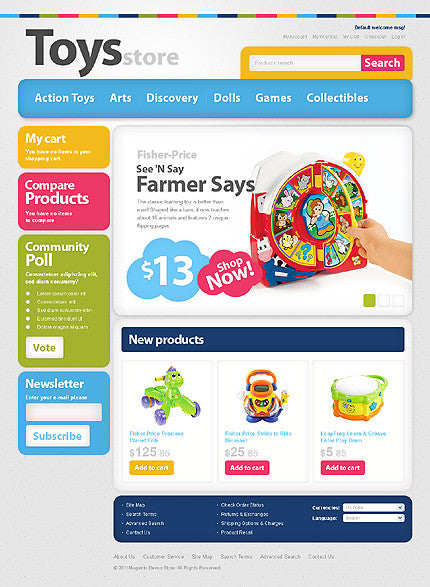 Magento Themes - GoWebBaby.Com